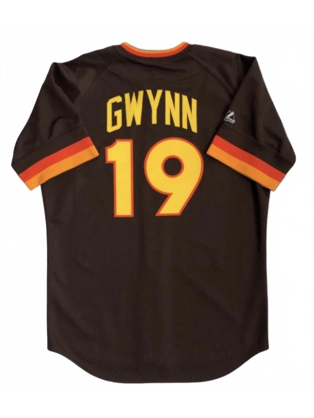 NWT Tony Gwynn Majestic Cooperstown Collection 1984 SD Padres Jersey size M